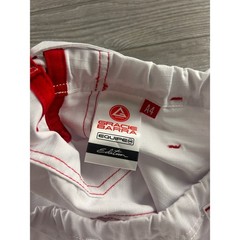 Gracie Barra Equipe Edition BJJ Gi Pants White Red Ripstop Mens A4 Carlos Gracie