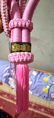 Mongkol Prajiat Boxing Headband Color Pink Premium Handmade Armbands MMA Muay Th