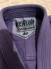 Venum Contender A0 Purple Jiu-Jitsu Gi for Adult Unisex
