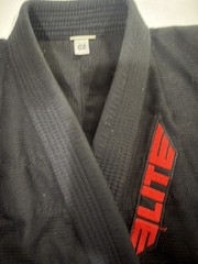 Elite Sports BJJ Jiu-Jitsu Gi Jacket Kimono Top C2 Black Red Technical Fightwear