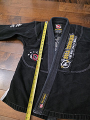 Bull Terrier Jiu jitsu BJJ Kimono, Size A1S. Fits like A0. Vintage RARE! w/ rash