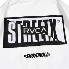 Shoyoroll RVCA X Street X BJJ Gi White kimono Uniform With Bag 450 GSM