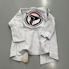 Vulkan Jiujitsu Kids Youth GI Size M1 White Made In Brazil Uniform