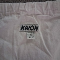 KWON White Judo Jiu-Jitsu Gi Uniform Set – Size 5 Thick Heavyweight 3-Piece