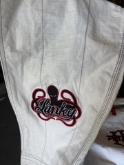 Lanky Fight Gear Pro 550 V3 Gi Pants White Size A2L Jiu Jitsu