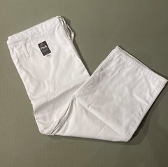 Fuji Judo Gi Pants White Double Weave Jiu Jitsu BJJ Karate Various Sizes New
