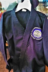 NEW ITBA Martial Arts MACS TAEKWONDO Shirt AND PANTS Kids BLACK SET SIZE 400 2