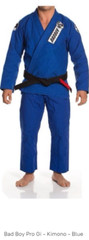 New Bad Boy Gi Kimono Classic Pro Blue BJJ Jiu Jitsu A2 A4 A5 made in BRAZIL