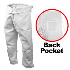 Karate Pants 12 oz with Pocket Heavy W’ 100% Cotton Preshrunk Martial Arts Gi