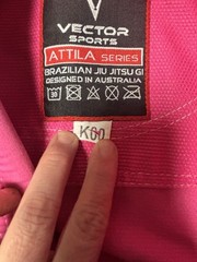 Vector Sports Attila Series Kids BJJ Gi K00 Pink Brazilian Jiu Jitsu Uniform