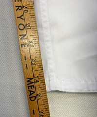 Unisex Karate Gi Wrap Jacket Pants Uniform Martial Arts Size 3 White