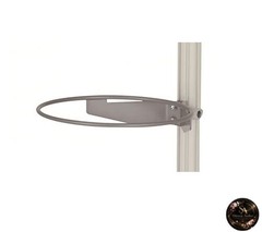 Minoura MINOURA Round Pot Holder for Hobby Tower Type A Knob Type Silver Large