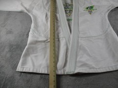 Romulo Melo Brazilian Jiu-Jitsu Gi Jacket Mens Small White A1 Patch Logo