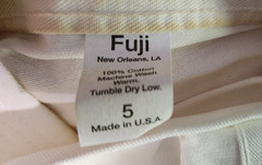 Yu’s Taekwon Do N.B.M. Men’s Gi Fuji Brand Size 5 White Belt