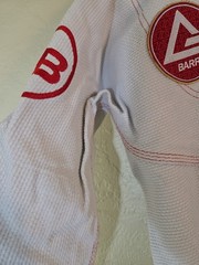 Gracie Barra Storm Kimono Jacket Only Adult Size A0 White MMA Jiu Jitsu BJJ GUC