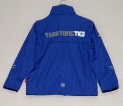 MOOTO Blue Full Zip Tae Kwon Do Wind Breaker Jacket Youth Size 150(1) Tae Ryong
