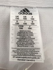 ADIDAS ADI-CHAMP III TAEKWONDO UNIFORM WITH WHITE V-NECK. Size 190