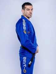 New Fuji Sports Sekai 3.0 „World” Mens Brazilian Jiu-Jitsu BJJ Gi – Blue/Yellow