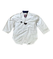 MOOTO EXTERA S5 Taekwondo Uniform (with Black V NECK) WTF Dobok Size 140 (0)