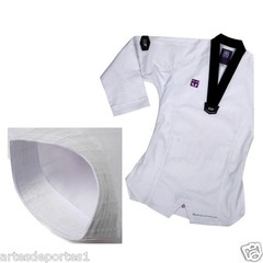 Women Mooto Taekwondo V Neck Uniform Dobok Gi Training TKD WTF KTA Approved New