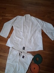 Tokaido Japan Karate Association Gi Set White 100% Cotton Made in Japan
