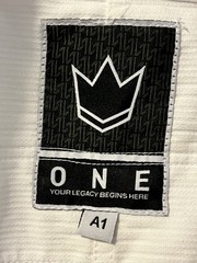 Kingz ONE BJJ Gi Set White A1 Brazilian Jiu Jitsu Jacket and Pants Adult Uniform