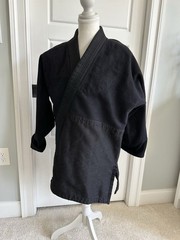 Gladiator by ProForce Black Judo Gi Jacket Size 3 – Sashiko Weave Noragi Style