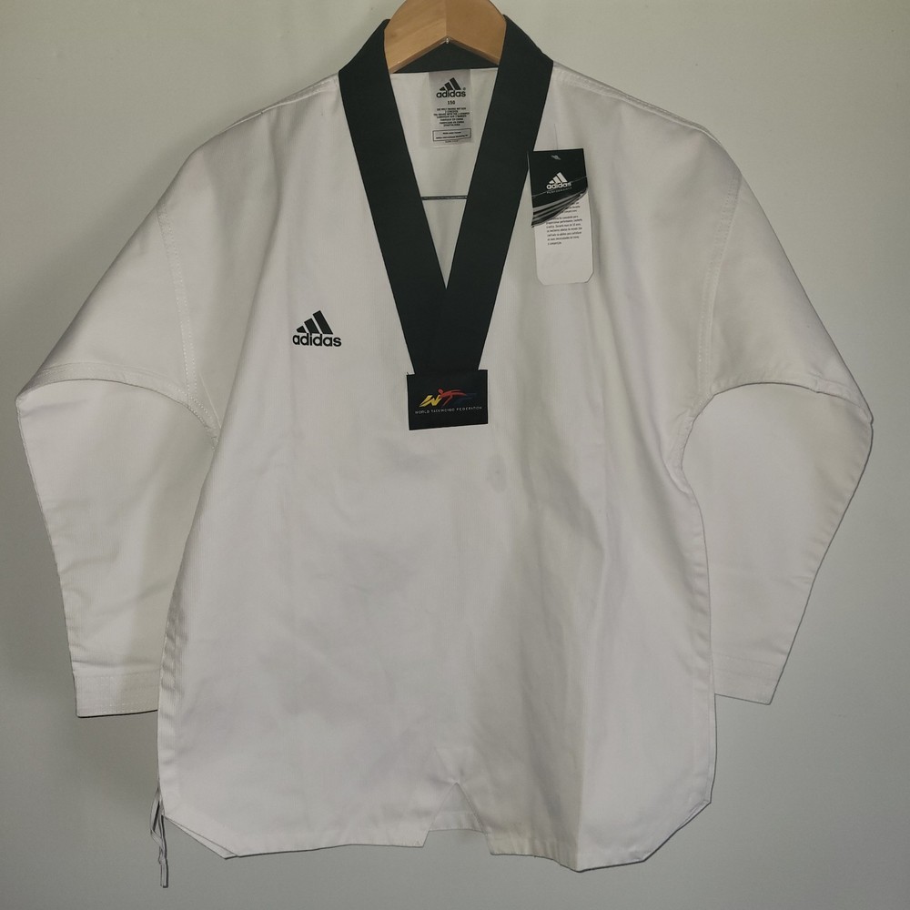 Adidas Taekwondo Uniform Top And Bottom (Size 150cm Size 1) No Belt