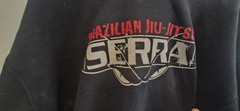 Serra Brazilian Jiu Jitsu Sweatshirt Men’s XL Black Gilden Hooded Pullover