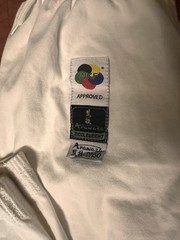 Arawaza WKF Approved Middleweight Karate Gi Pants, White, Adult Unisex Size 37