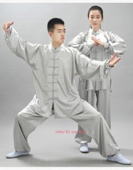 Wushu Tai Chi Yoga Sets Kung Fu Suit Martial Arts Unisex Silk Uniform Costume