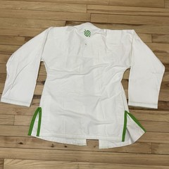 Sanabul Jiu Jitsu Gi Jacket Women’s Size W1 White Green NEW