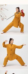 Tai Chi Clothes Wushu Clothing Kung Fu Dress Martial Art Uniform Spring Summer