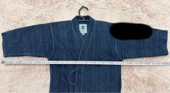 Japanese Kendo Gi Jacket Uniform Cotton Navy Blue For Elementary School