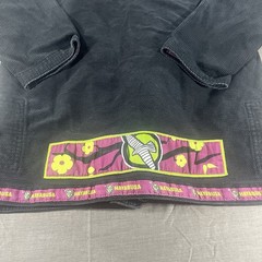 Hayabusa Onna Bugisha Jiu Jitsu Gi Black Jacket Adult F3 Pearl Weave 100% Cotton
