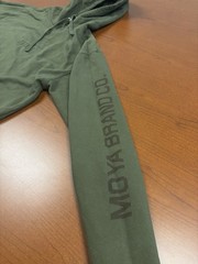 Moya Brand Jiu Jitsu Hoodie Medium Army Green MMA BJJ Rare