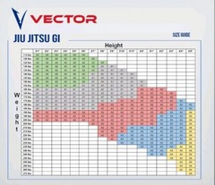 Kids Brazilian Jiu Jitsu BJJ Gi Kimono Attila Series Lightweight by Vector K2