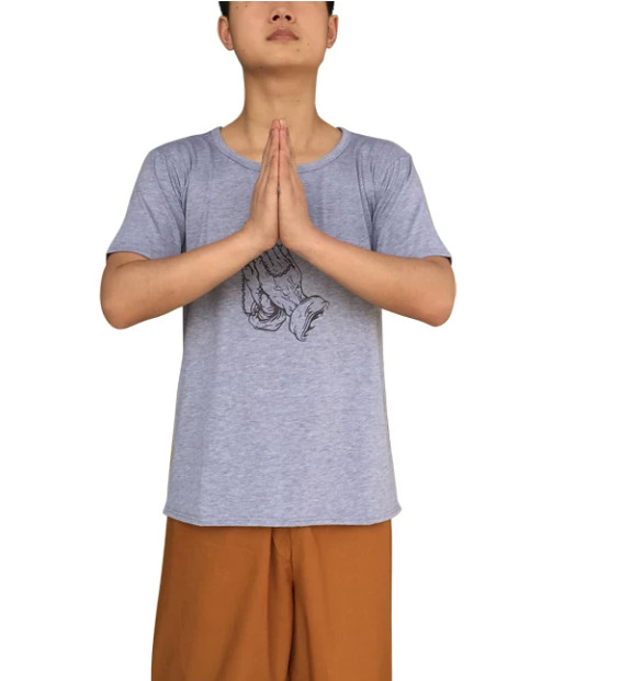New Summer Buddhism Meditation Lohan T-shirt Monk Lay Unisex Cotton Tank Tops