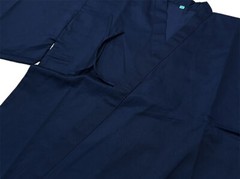 IAIDO broad SLEEVE Navy blue GI large sleeves Tetron jacket japanese kimono top
