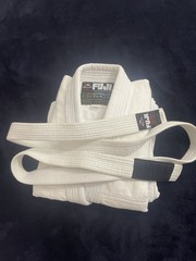 Kids White Fuji Complete Gi With Belt, Size 000