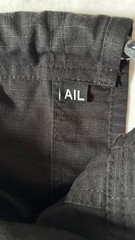 Kitsune BJJ Gi Pants A1L Black Ripstop MMA Grappling Jiu Jitsu 27×38