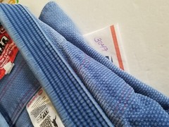 Gracie Barra Equipe Storm Jiu Jitsu Gi Storm Blue No Patches Kimono TOP ONLY A0