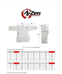 Zen Athletics Purple Logo 14oz Heavyweight Karate Uniform