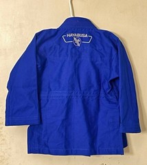 Hayabusa Kids BJJ Gi Y2 Blue Ripstop Pants 350GSM Pearl Weave NWT Jujitsu MMA