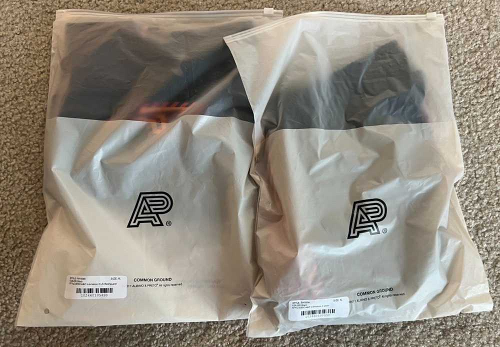 Albino Preto A&P In4mation Nogi Rashguard Set Size XL Brand New