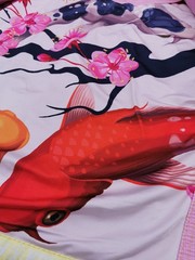 Fluory Pink Koi Fish BJJ Gi Jacket Only – Women’s F1/F2 (Fits Small/Medium)