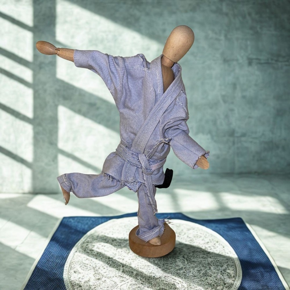 UTCHIMATA Mascotte | Handmade Light Blue Gi Collectible by BJJING Fabrics