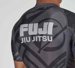 Fuji Battle Flex Lite MMA BJJ Jiu Jitsu Short ShortSleeve SS Rashguard – Black
