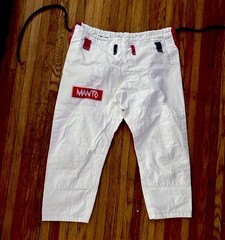 Rooster Manto Premium Jiu-Jitsu Gi Uniform w/ Belt, A2, White
