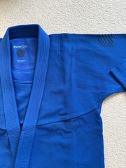 Pura Fibra Kids BJJ Gi Brazilian Jiu Jitsu Uniform Youth M000-M5 Blue Black Whit